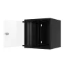 EFB Elektronik WGB-1004TS.30 Armario de pared de 10" 4U, 300 mm de profundidad, negro RAL 9005