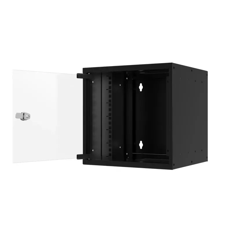 EFB Elektronik WGB-1004TS.30 Armario de pared de 10" 4U, 300 mm de profundidad, negro RAL 9005