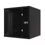 Armario de montaje en pared EFB Elektronik WGB-1006TS.30 6U negro