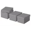 Caja de almacenamiento Esselte 628281 gris rectangular 200x255x150 mm