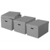Caja de almacenamiento ESSELTE 628287 rectangular cartón gris 355×510×305 mm