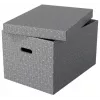 Caja de almacenamiento ESSELTE 628287 rectangular cartón gris 355×510×305 mm