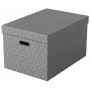 Caja de almacenamiento ESSELTE 628287 rectangular cartón gris 355×510×305 mm