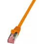 Cable de red LogiLink Cat.6 S/FTP RJ-45 1m naranja