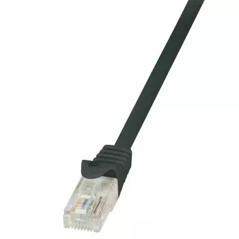 Cable de red LogiLink 3m RJ45 Cat6 U/UTP negro
