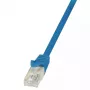 Cable de red LogiLink 0,5m RJ45 Cat6 azul