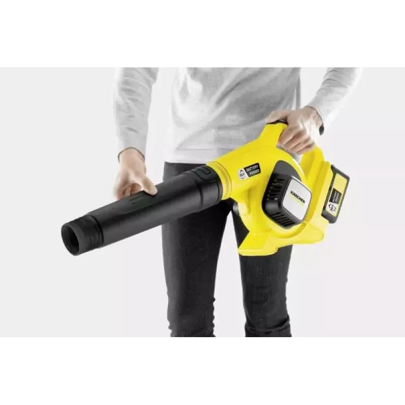 Soplador de mano Kärcher LBL 4 Battery Set 250 km/h 36 V litio-ion negro amarillo