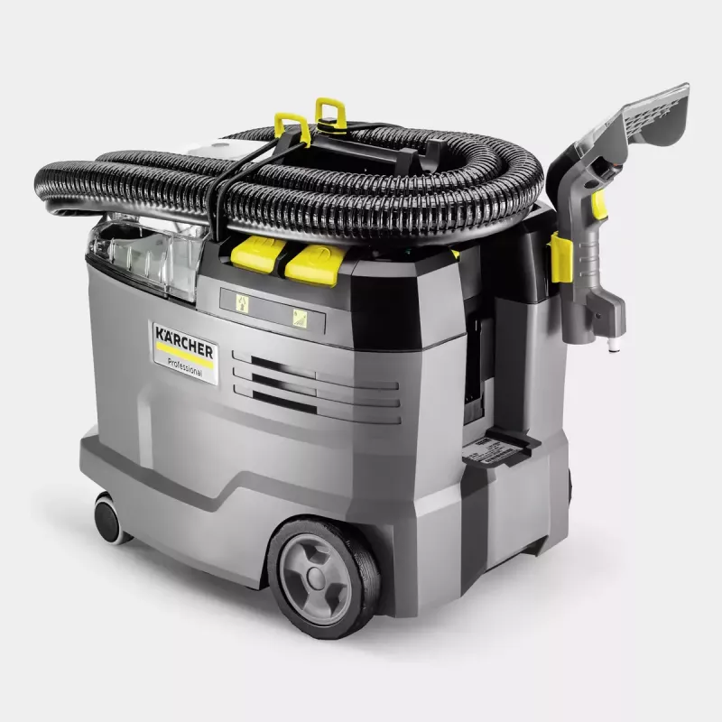 Máquina de limpieza de alfombras de avance Kärcher 1.101-700.0 negro intenso gris amarillo