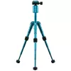 Trípode Mantona 21184 para cámaras digitales/de vídeo 3 patas azul