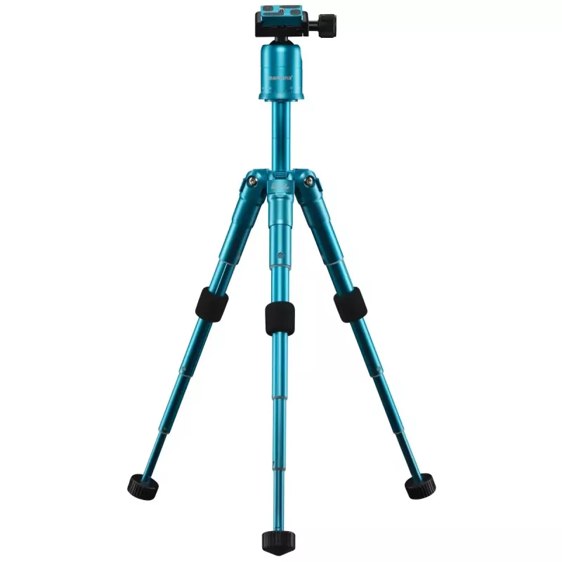 Trípode Mantona 21184 para cámaras digitales/de vídeo 3 patas azul