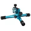 Trípode Mantona 21184 para cámaras digitales/de vídeo 3 patas azul