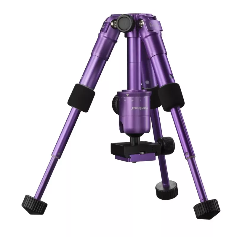 Trípode Mantona 21188 para cámaras digitales/de vídeo 3 patas lila