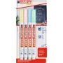 Set de rotuladores Edding 4085/4P rotulador de tiza punta de 1–2 mm, colores pastel, 4 piezas