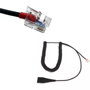 Cable RJ GEQUDIO compatible con Yealink Snom Avaya Grandstream WA9402