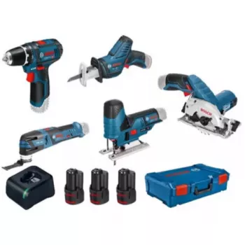 Bosch 0615A0017C set de herramientas de 5 piezas con batería de 12 V y XL-Boxx