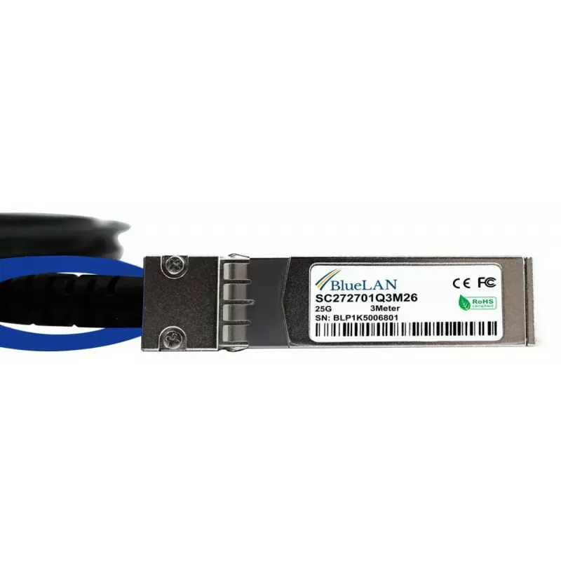 BlueOptics 10522-BL cable de fibra óptica InfiniBand 5 m SFP28 macho/macho