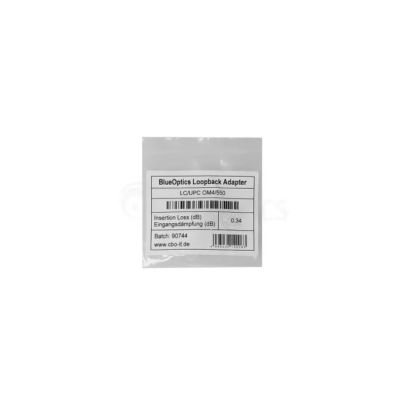 BlueOptics BOLBLCOM4 adaptador de fibra óptica LC negro rosa
