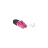 BlueOptics BOLBLCOM4 adaptador de fibra óptica LC negro rosa