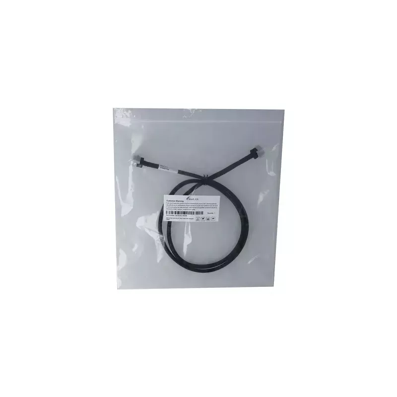 BlueOptics BLIS4343-80CM cable SAS 0,8 m 12 Gbit/s negro