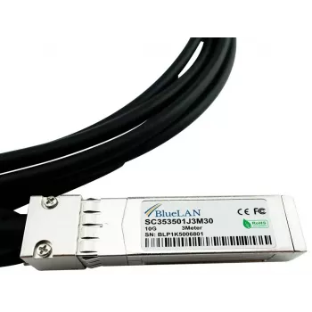 Cable de fibra óptica InfiniBand BlueOptics 00VX114-BL 3 m SFP+ conector macho/conector macho