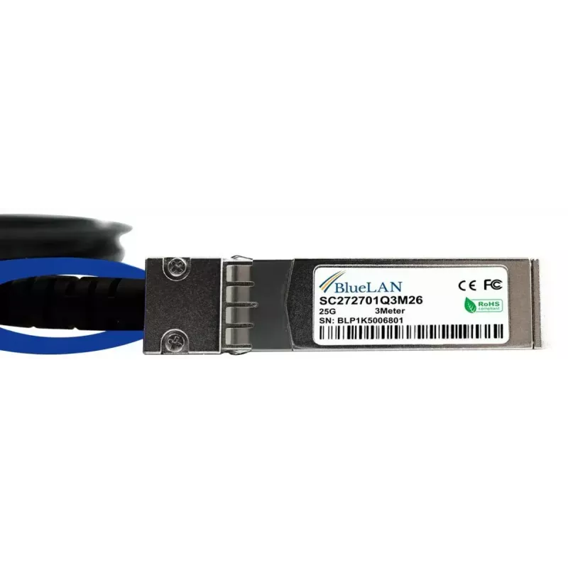 Cable de fibra óptica InfiniBand BlueOptics X66130-05-BL 0,5 m SFP28 negro