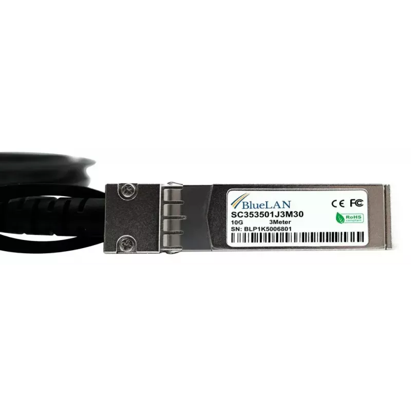 Cable de fibra óptica InfiniBand SFP+ BlueOptics UACC-DAC-SFP10-2M-BL 2 m