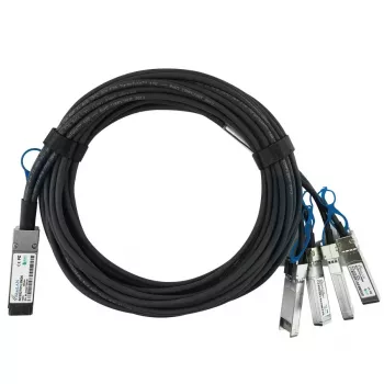 Cable de red BlueOptics CBL-NTWK-0988-Q28M2-BL QSFP28 4xSFP28 2 m negro