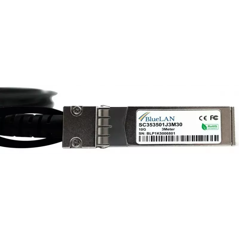 Cable SFP+ BlueOptics SFP-10G-CU-1M-NE-BL 1 m macho/macho