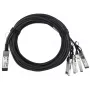 Cable de fibra óptica InfiniBand BlueOptics CPAC-TR-40SPLIT-QSFP-3M-BL 3 m QSFP 4xSFP+ conector macho/macho