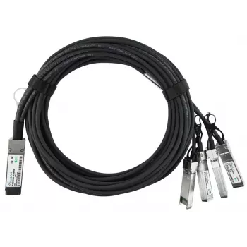Cable de fibra óptica InfiniBand BlueOptics SFPPQSFP28-05-BL 5 m QSFP 4xSFP+