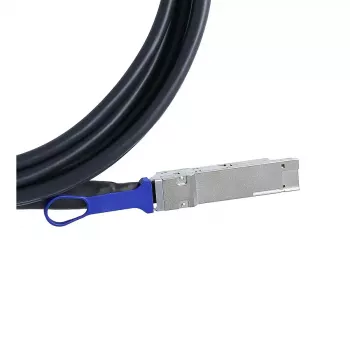 Cable de fibra óptica InfiniBand BlueOptics QDD-400G-DAC-1M-BL 1 m QSFP-DD conector macho/macho