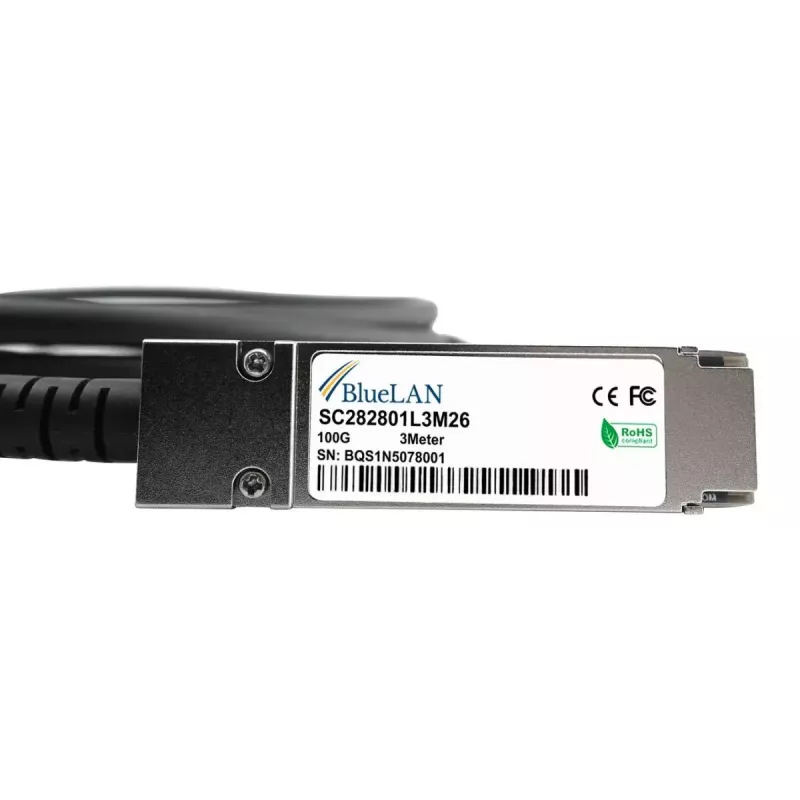 BlueOptics R9F77A-BL cable de fibra óptica InfiniBand 1 m QSFP28 conector macho/macho