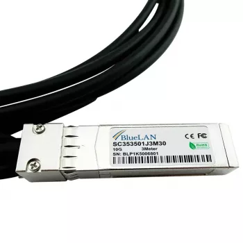 BlueOptics 10G-SFP-TWX-P-0308-BL cable de fibra óptica InfiniBand 3 m SFP+ conector macho/macho