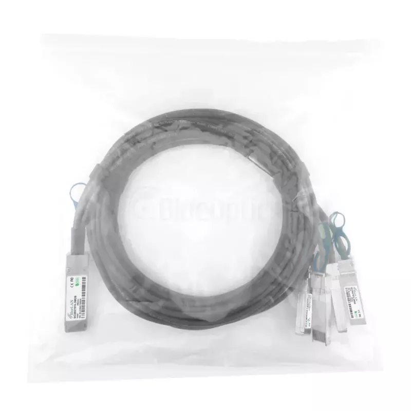 Cable de red BlueOptics 4Z57A85043-BL QSFP28 4x SFP28 InfiniBand 2 m negro