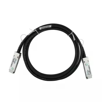 BlueOptics 40G-DACP-QSFP50CM-BL cable de fibra óptica InfiniBand 0,5 m QSFP negro