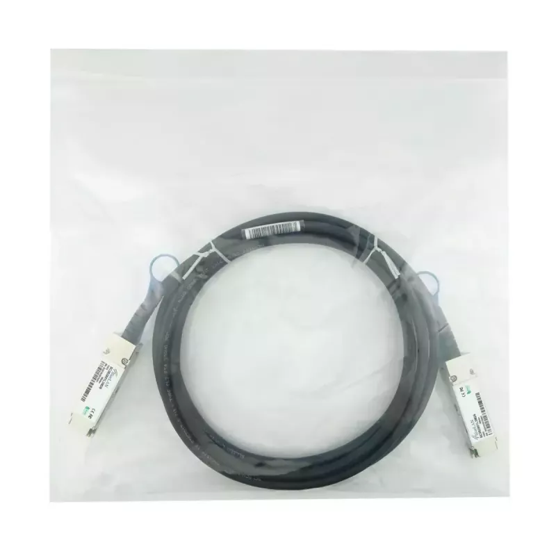 Cable DAC BlueOptics FN-CABLE-QSFP28-1-BL QSFP28 QSFP28 InfiniBand 1 m negro