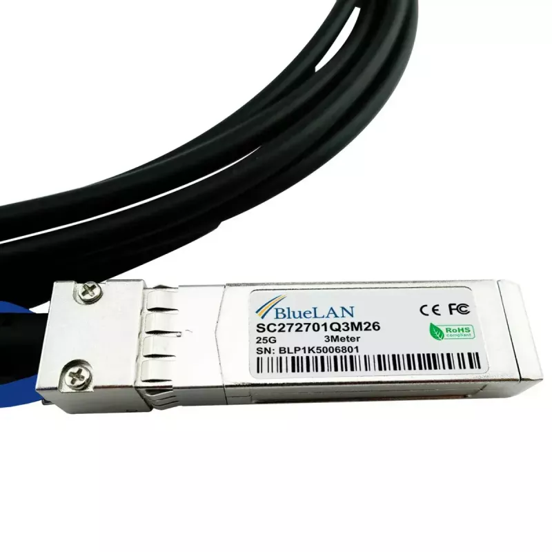 Cable DAC BlueOptics SFP-25G-CU1M-BL SFP28 25G 1 m negro
