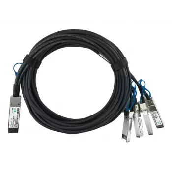 Cable DAC BlueOptics 470-ABOS-BL 2 m QSFP28 4x SFP28 negro