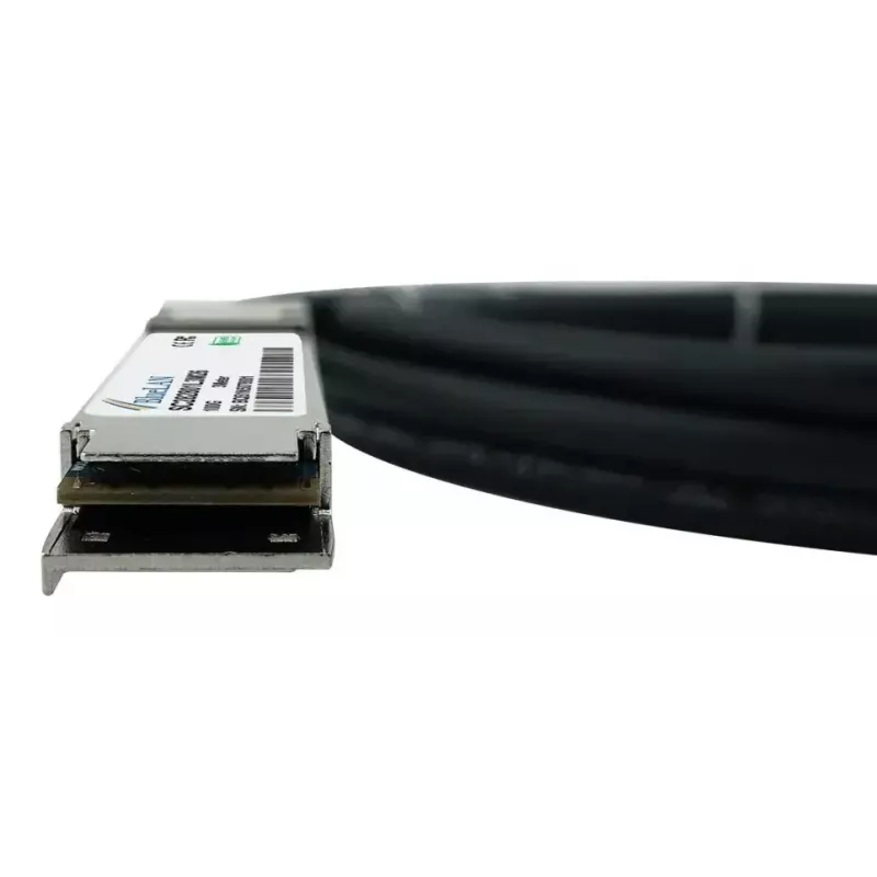 Cable DAC BlueOptics QSFP28 SFP-DAC100-3M-BL, 3 m, QSFP28 a QSFP28, 100GBASE-CR4, negro