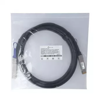 Cable DAC BlueOptics PAN-QSFPDD-DAC-2M-BL QSFP-DD InfiniBand 2 m negro