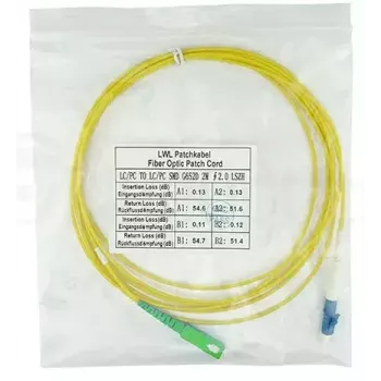 BlueOptics SFP2122BU2MS Cable de conexión simplex LC-UPC/SC-APC OS2 2 m