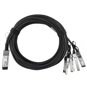 Cable de fibra óptica InfiniBand BlueOptics QSFP-4SFP10G-CU3M-EN 3 m 4xSFP+ negro