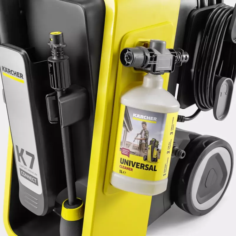 Hidrolimpiadora Karcher K 7 Comfort Premium Connect Home - 3000 W, 180 bar, 600 l/h, 10 m de manguera