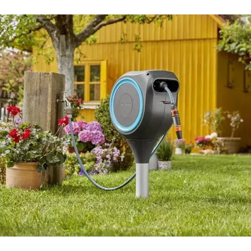 Manguera de jardín Gardena RollUp S 15 m de superficie teal