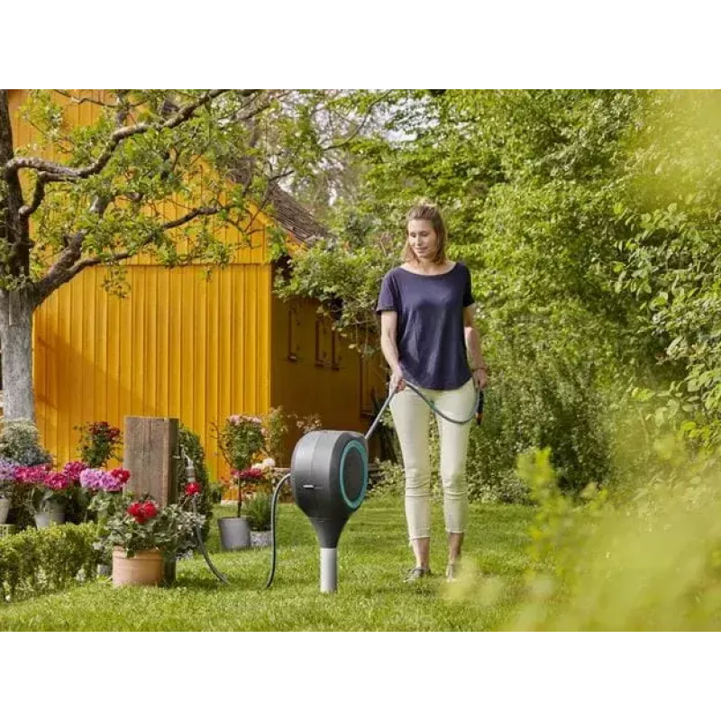 Manguera de jardín Gardena RollUp S 15 m de superficie teal