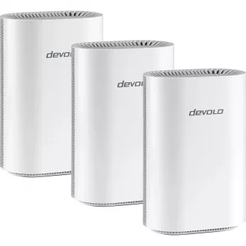 Sistema mesh WiFi Devolo BE6500 WiFi 7 pack de 3 (blanco) — 3× unidades BE6500