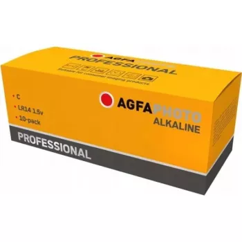 Pila alcalina AGFA Professional C (Baby) – pack de 10