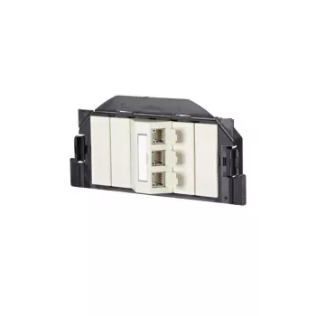 Toma de red RJ-45 Metz Connect 1309300301-E cable de red Cat. 6a blanco