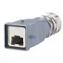 METZ CONNECT BTR E-DAT Industry IP67 V5 Carcasa de conector metálica 1401065000ME