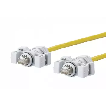 Cable de red METZ CONNECT 141N113K13K50 Cat6 S/FTP 5m amarillo